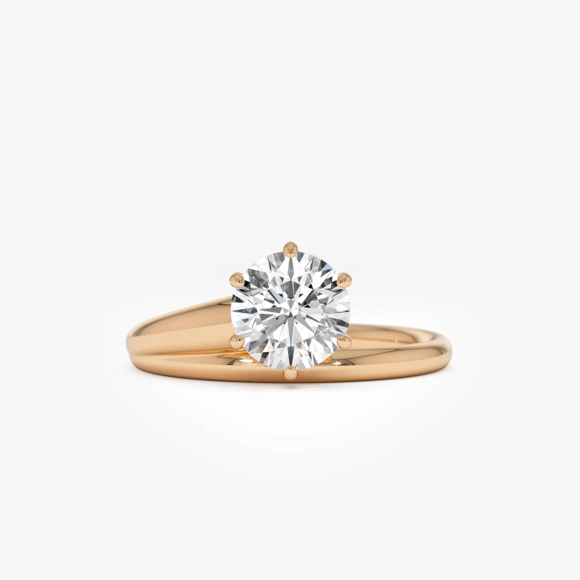 1.00 Ctw Round Lab Diamond Unique Solitaire - Image 6