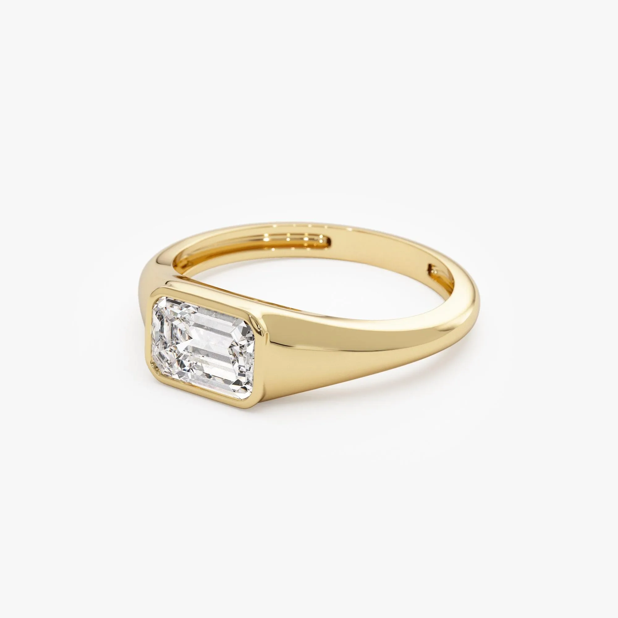 1.00 ctw Emerald Cut Lab Grown Diamond Ring - Image 9