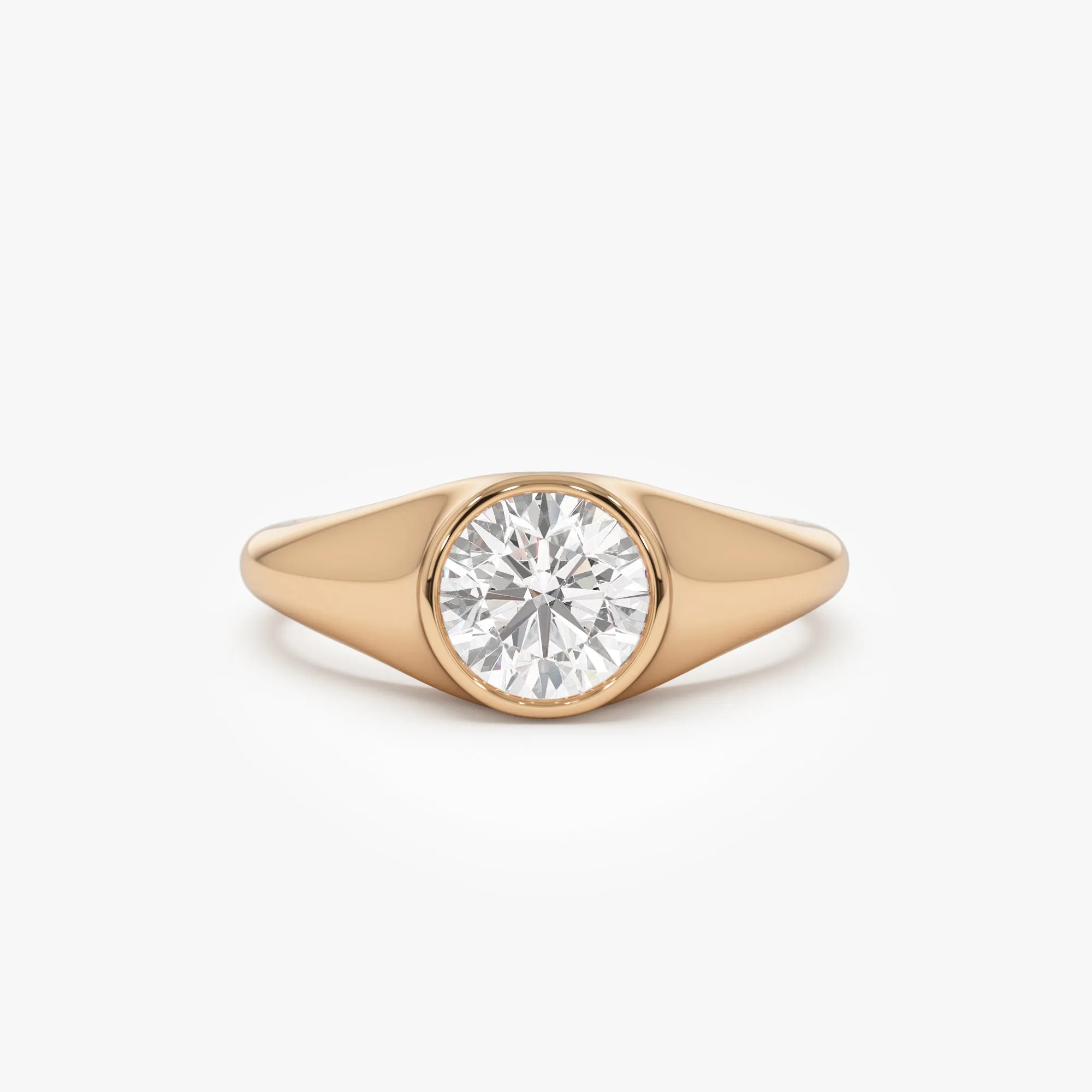 1.00 ctw Round Shaped Lab Grown Diamond Ring - Image 7