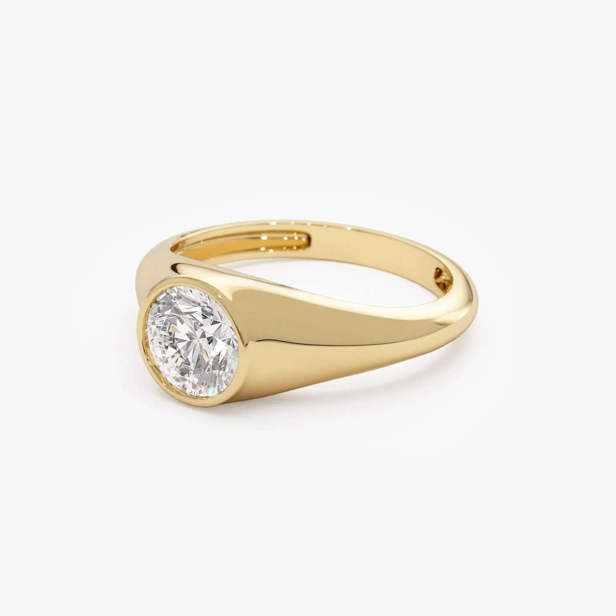 1.00 ctw Round Shaped Lab Grown Diamond Ring - Image 8