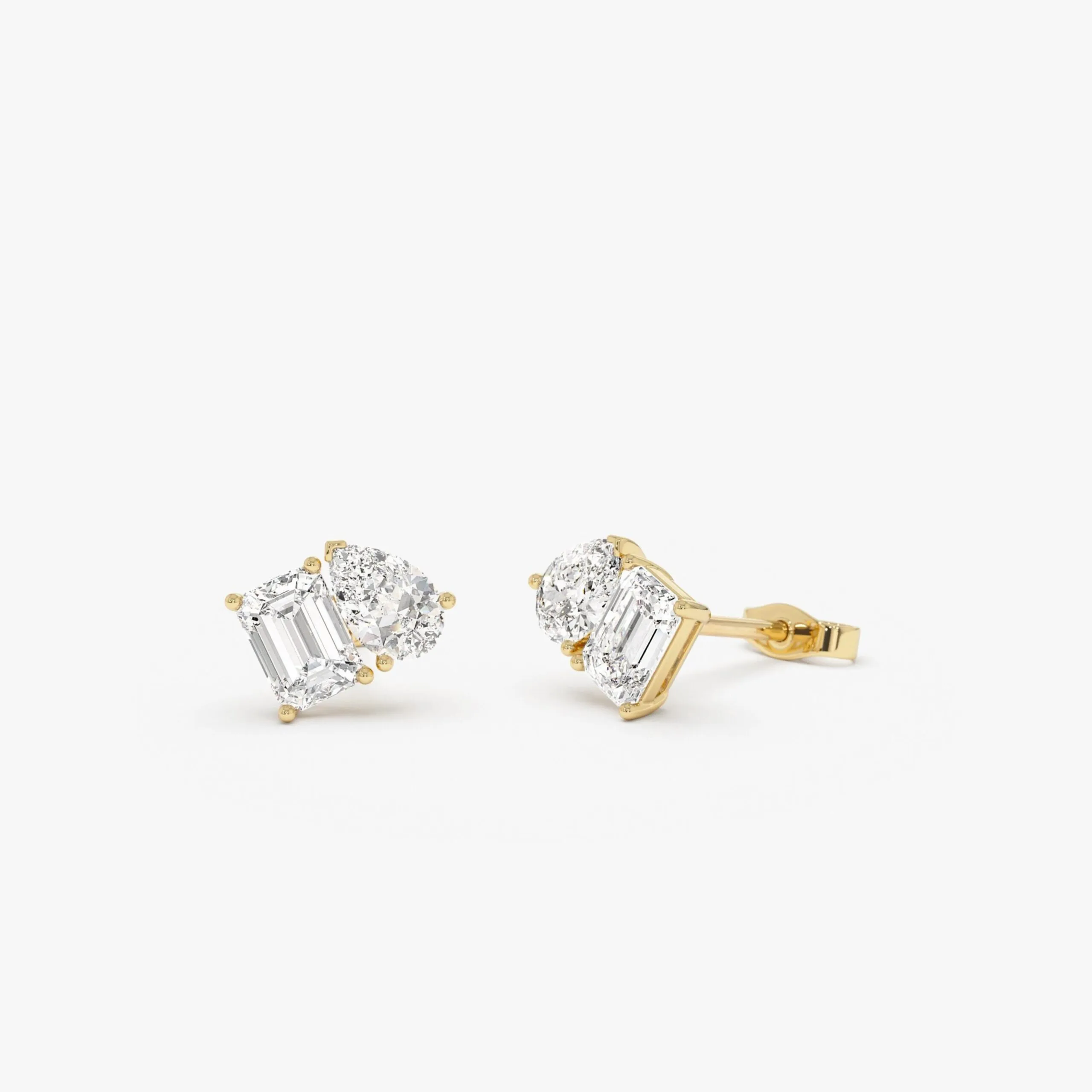 1.80 ctw Toi et Moi Lab Grown Diamond Studs