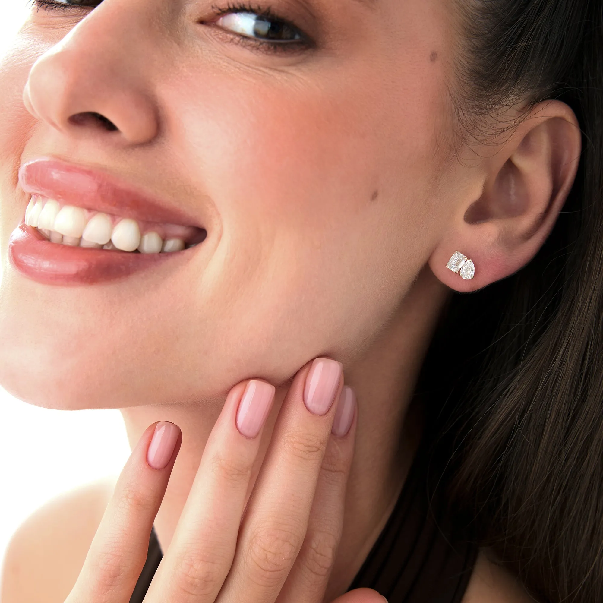 1.80 ctw Toi et Moi Lab Grown Diamond Studs - Image 8