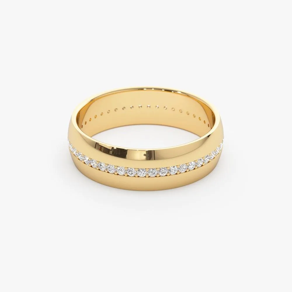 5MM Wide Full Eternity Diamond Ring - Image 5