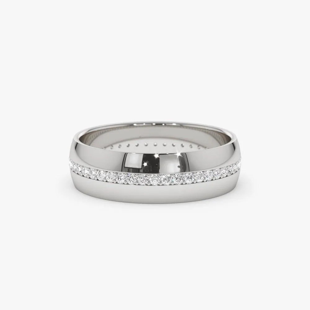 5MM Wide Full Eternity Diamond Ring - Image 6