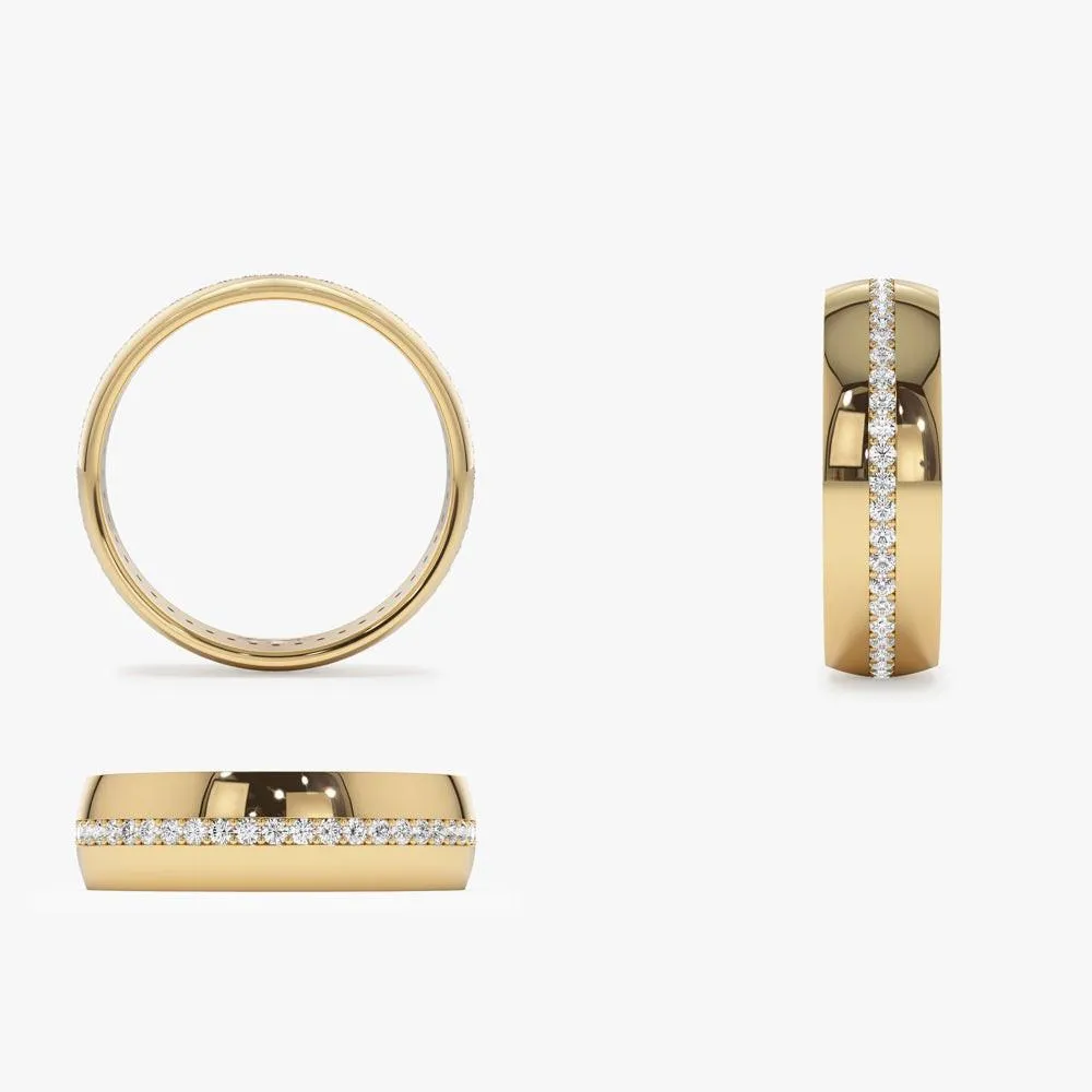 5MM Wide Full Eternity Diamond Ring - Image 8