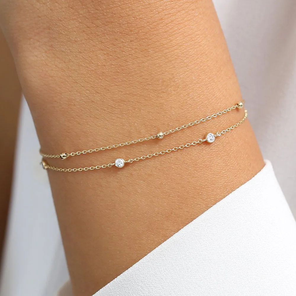 Diamond By The Yard Solitaire Bracelet - Image 4