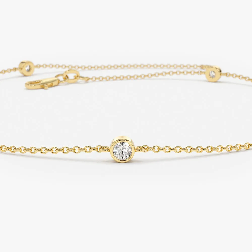 Diamond By The Yard Solitaire Bracelet - Image 8