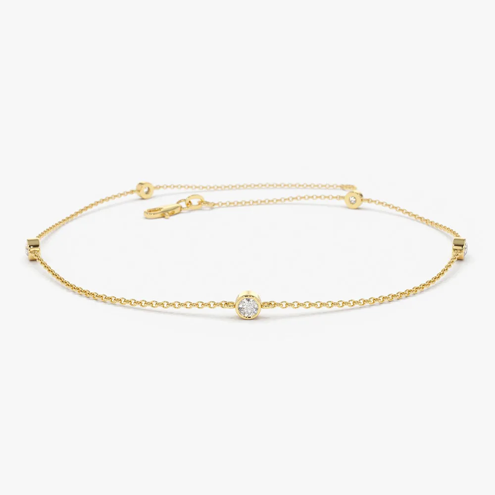 Diamond By The Yard Solitaire Bracelet
