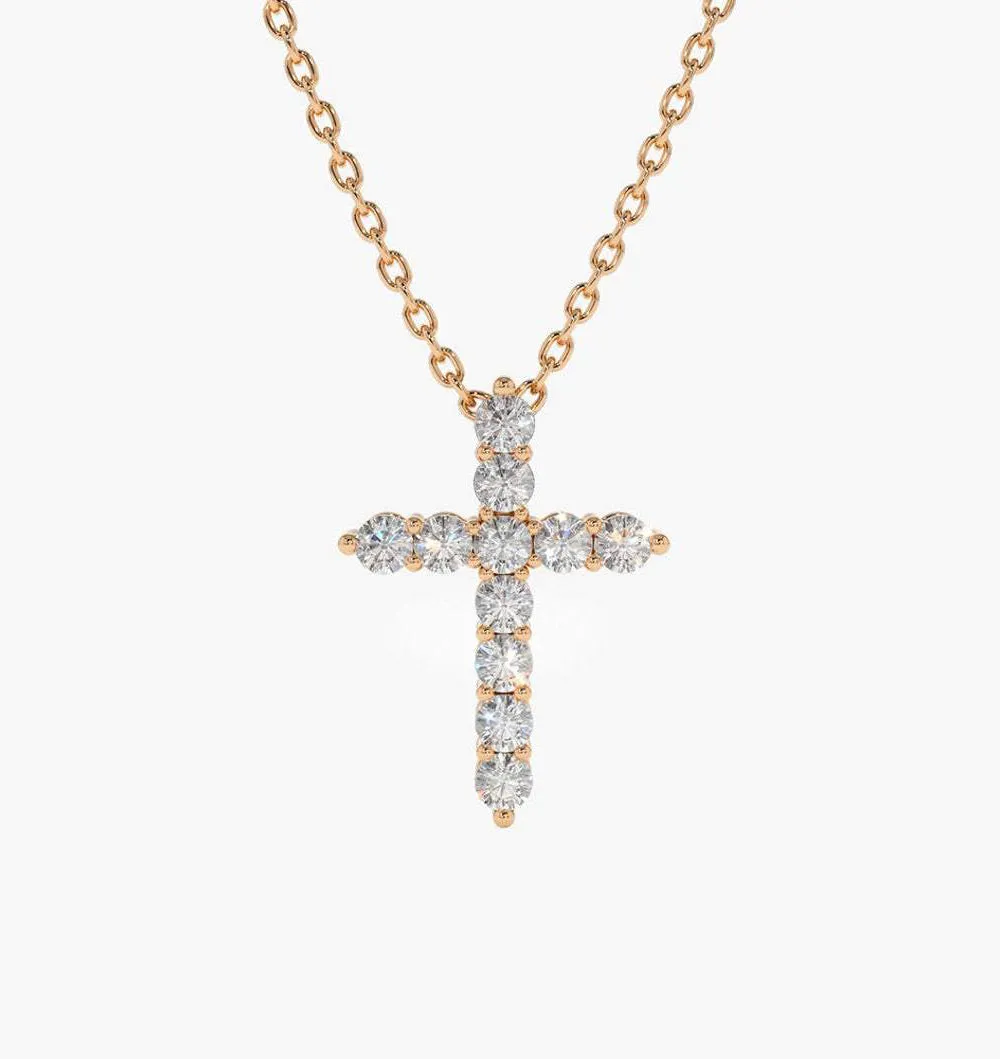 Diamond Cross Necklace - Image 5