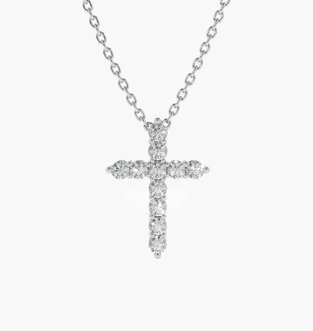 Diamond Cross Necklace - Image 6