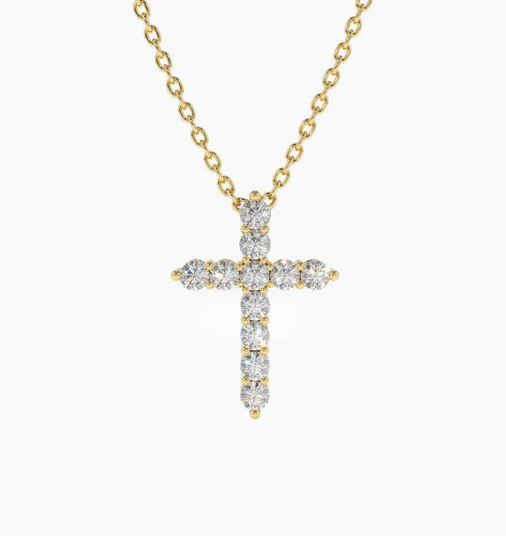 Diamond Cross Necklace