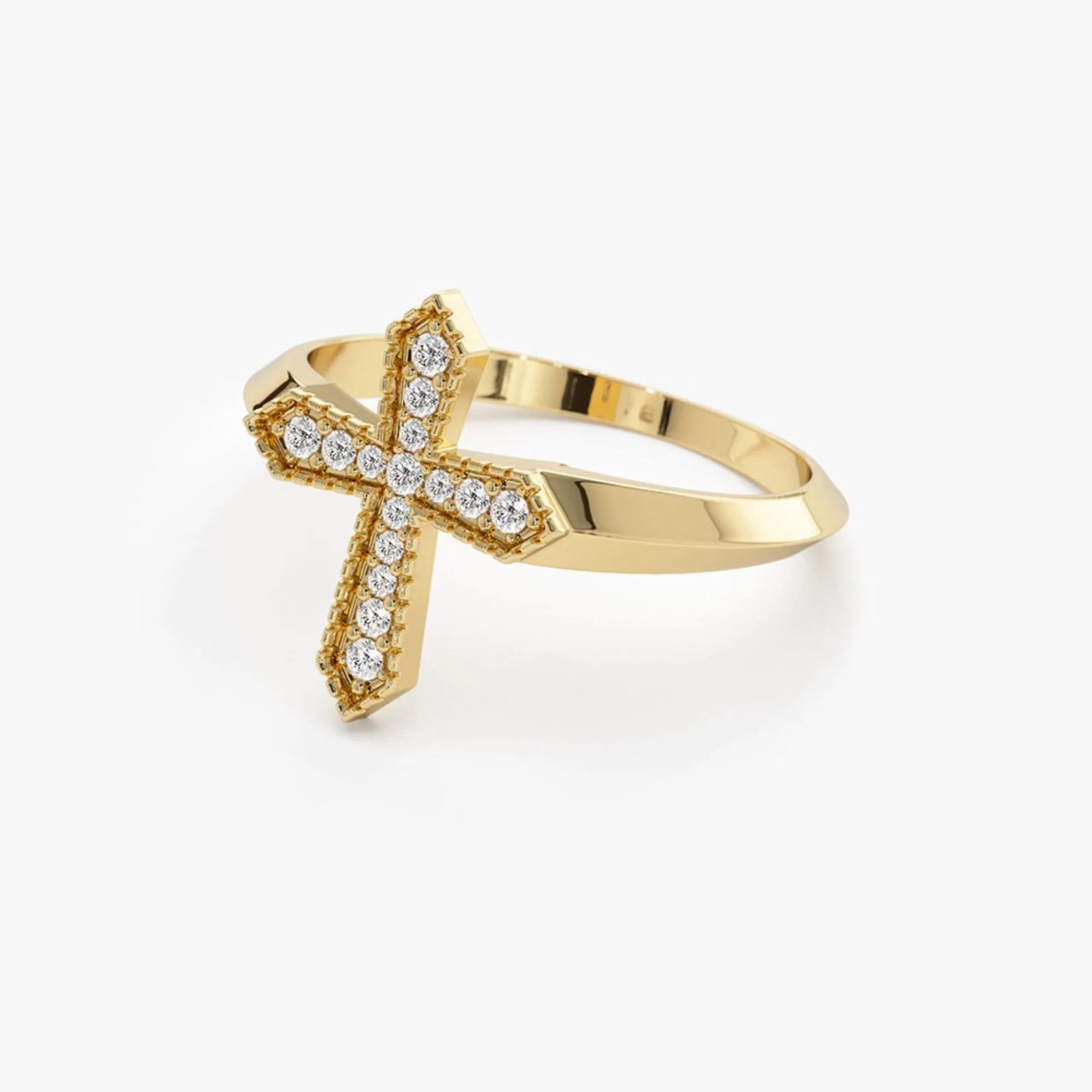 Diamond Cross Ring - Image 4