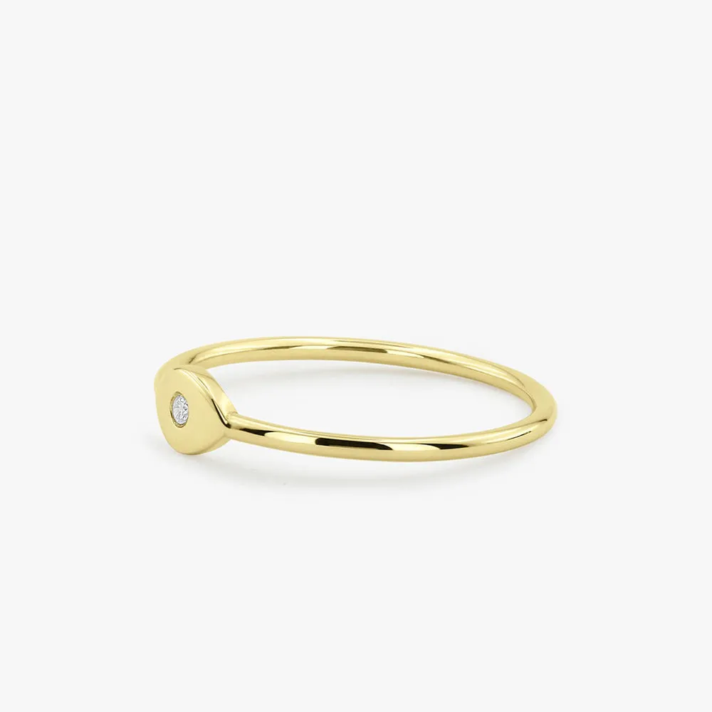 Evil Eye Diamond Ring - Image 3