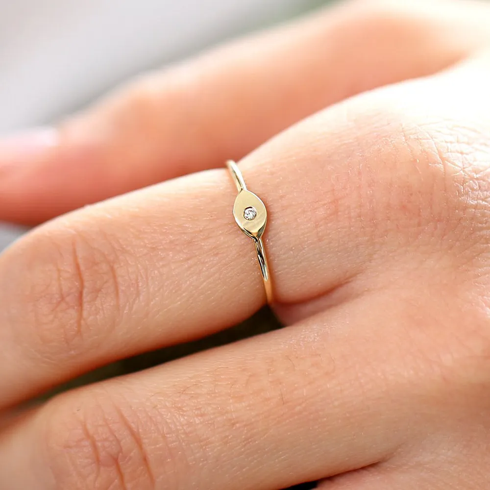 Evil Eye Diamond Ring - Image 5