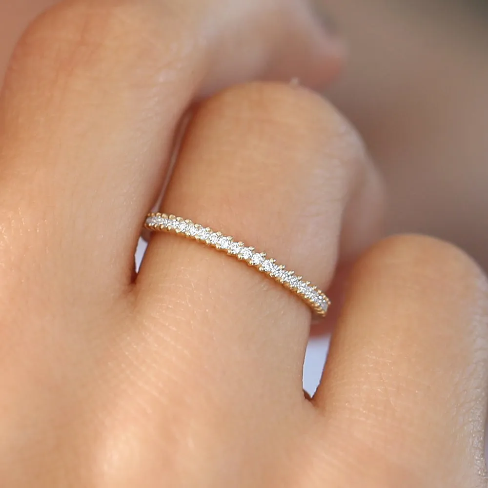 Full Eternity Petite Diamond Ring - Image 2