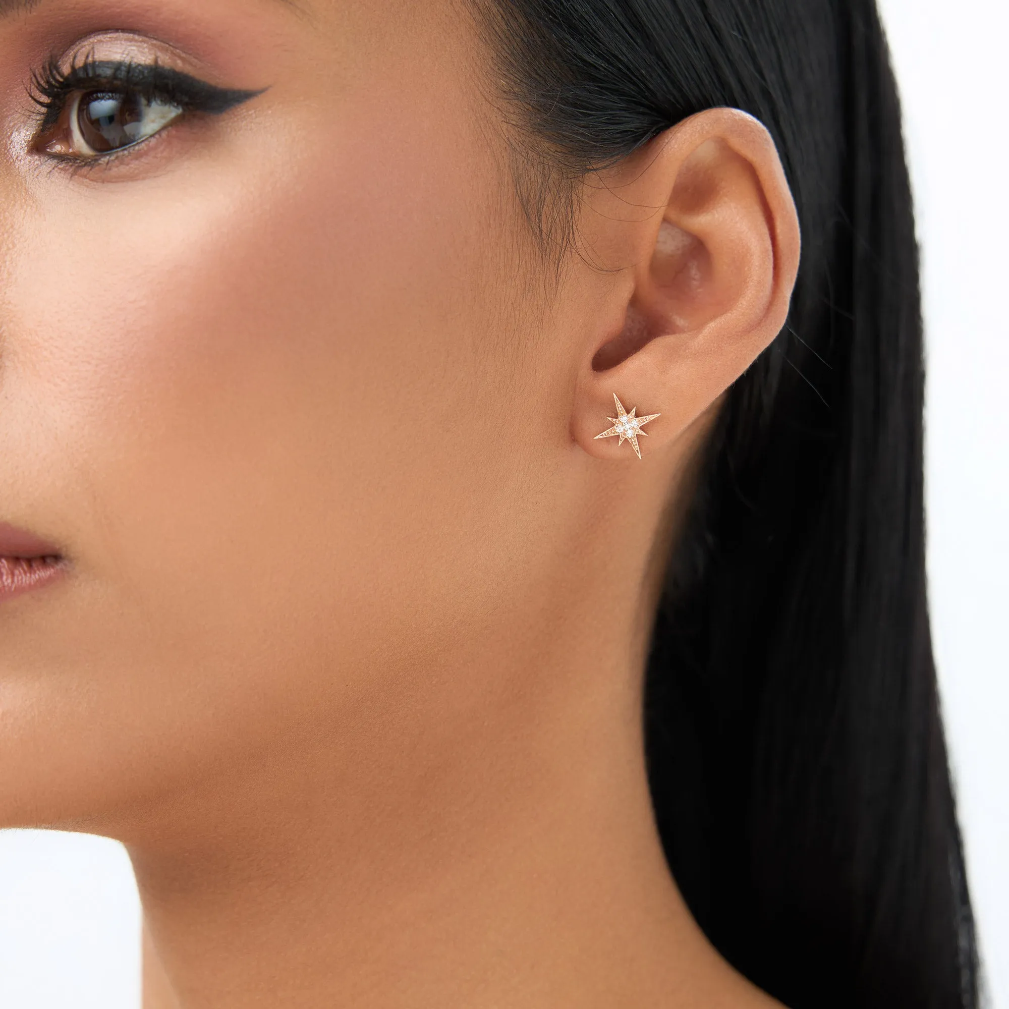 Starburst Diamond Earrings - Image 5