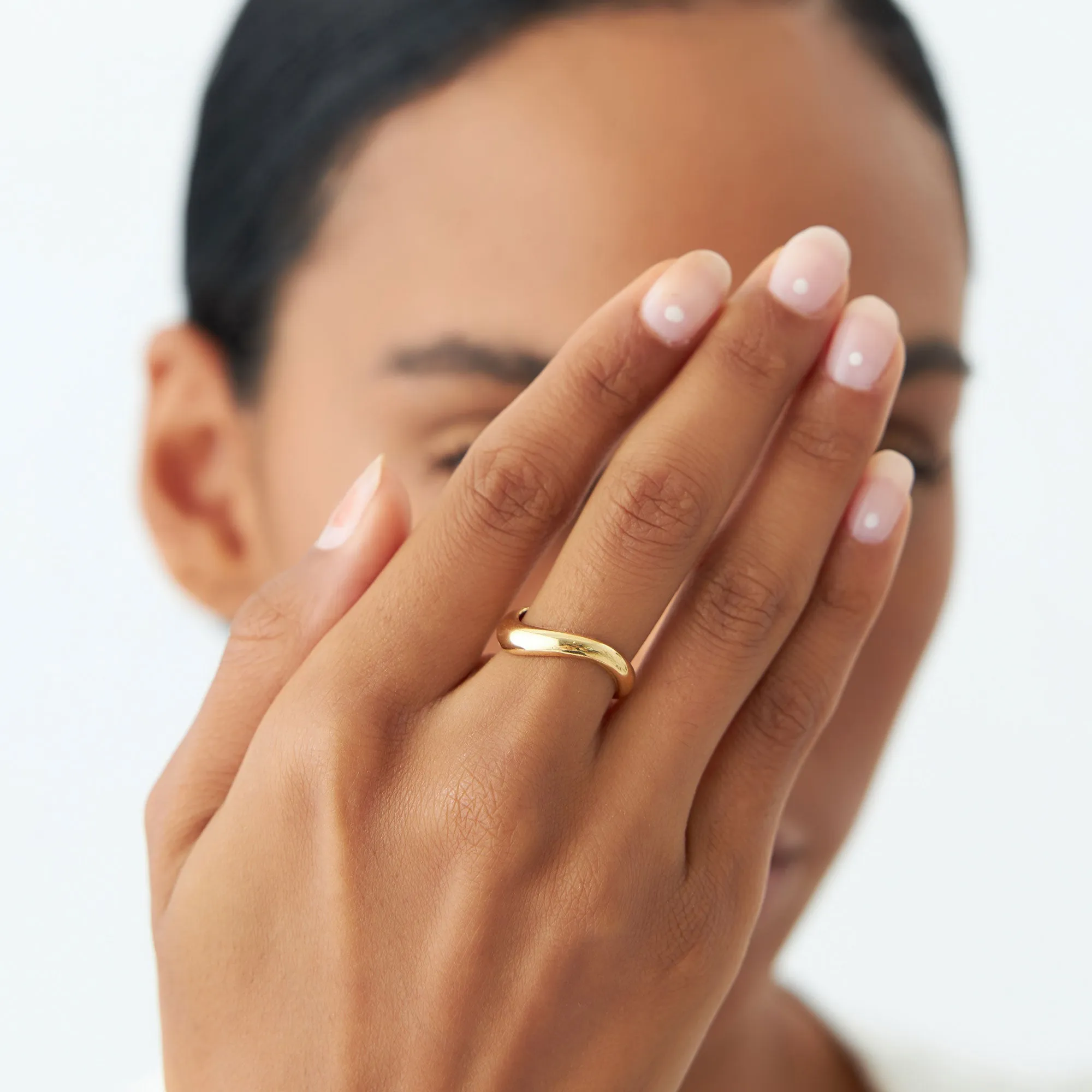 Unique Amorphic Shaped Figure Ring - Image 6