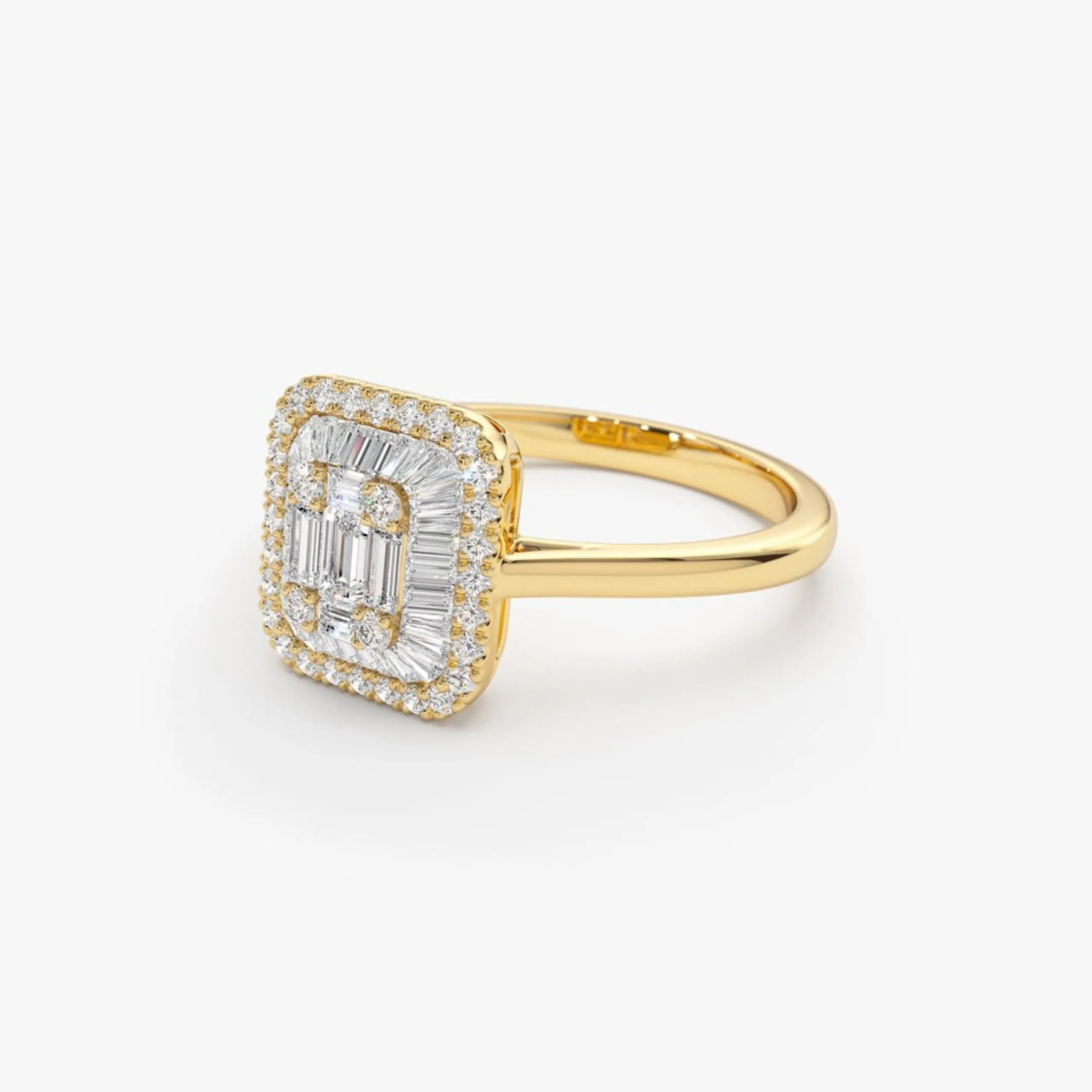 Unique Baguette Diamond Statement Ring - Image 5