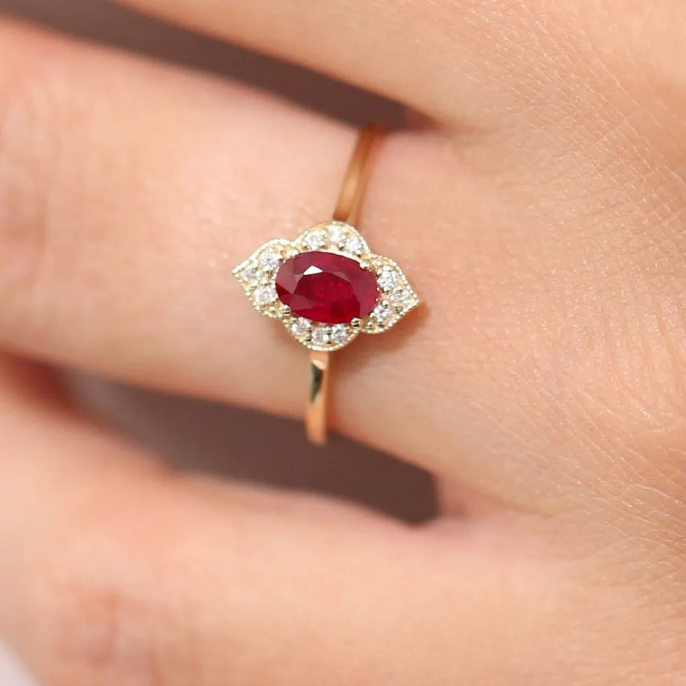 Victorian Genuine Ruby Ring - Image 2