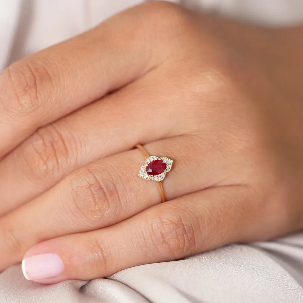 Victorian Genuine Ruby Ring - Image 5
