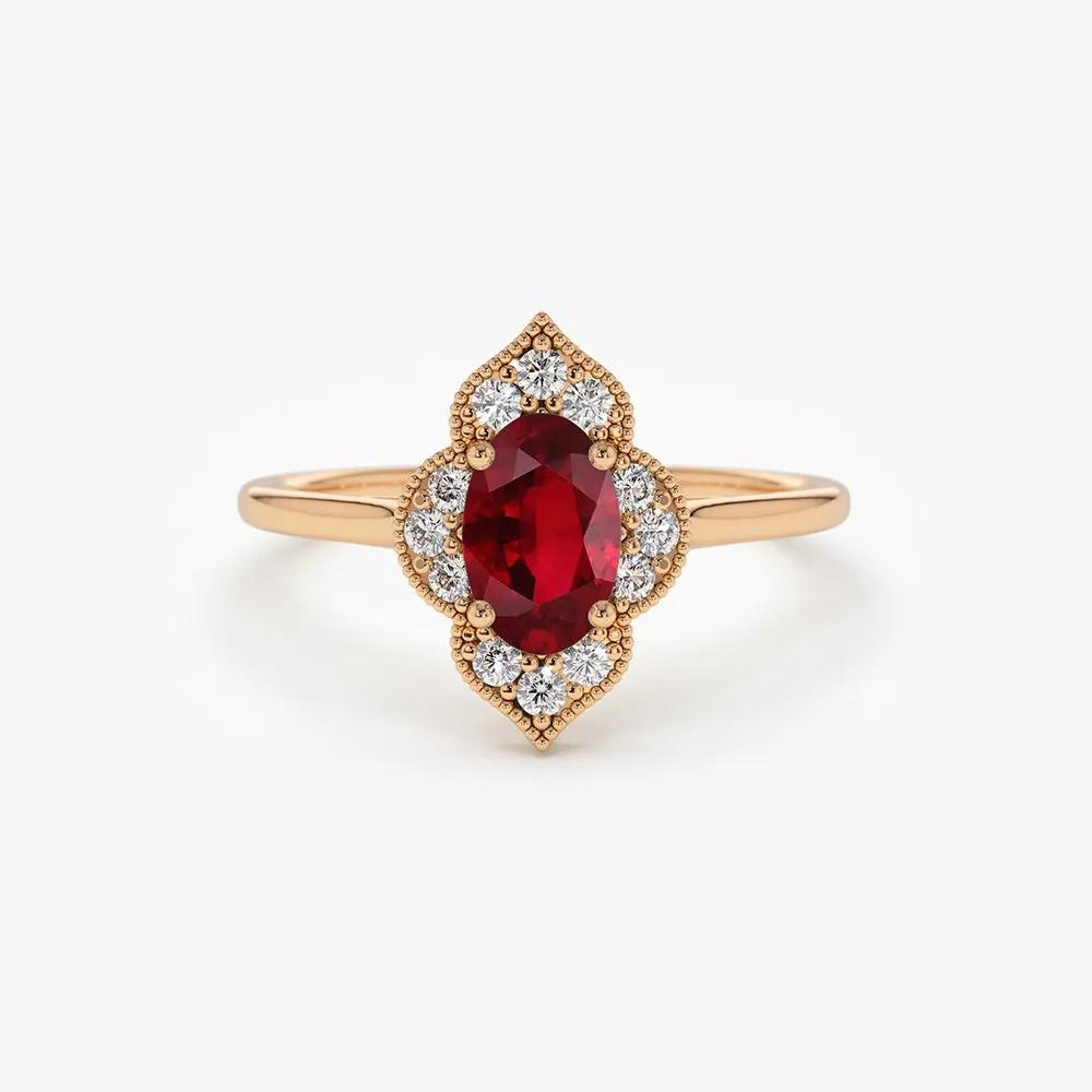 Victorian Genuine Ruby Ring - Image 7