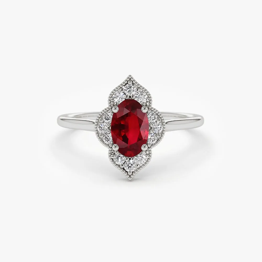 Victorian Genuine Ruby Ring - Image 8